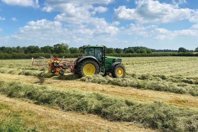 Cutting Field Go Softly First Silage Cut