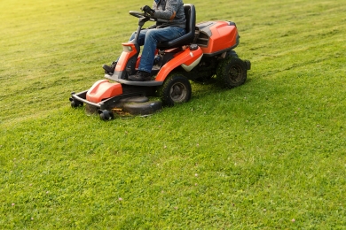 Mowing Lawn Landscaping