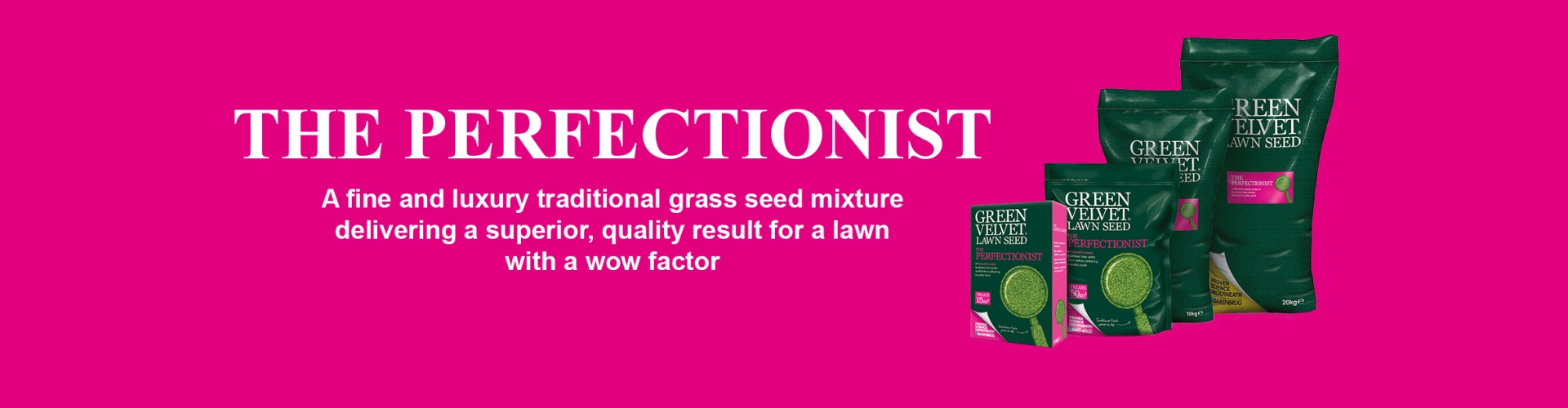 Homelawn Green Velvet Lawn Seed - The Perfectionist