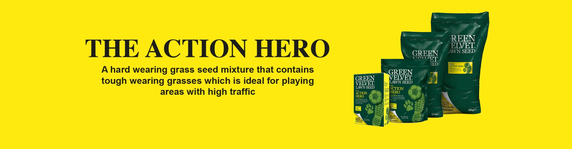 Home Lawn Green Velvet Lawn Seed - The Action Hero