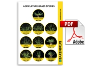 Agriculture Species Chart Poster